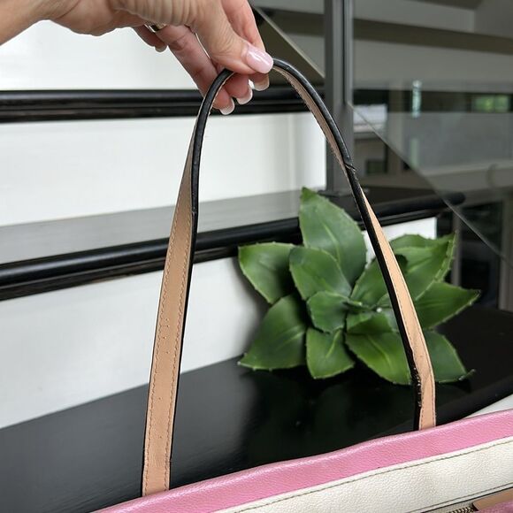 Kate Spade Kaylie Baby Bag Grove Street Printed Dunestripe travel business - Picture 10 of 14